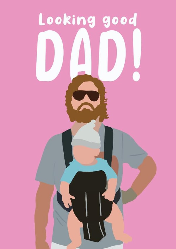Funny Hangover Father's Day card created by Kwirk Cards