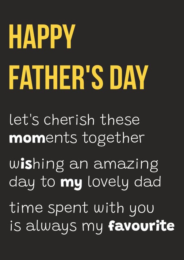 Happy father's day where mom is your favourite parent created by RedNosedBadger