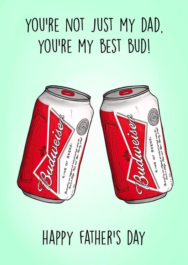 Dad, You're my Best Bud!  created by Poppy & Mabel 