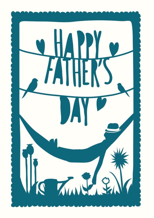 Relaxing Father's Day Card created by Cloud Cuckoo Design