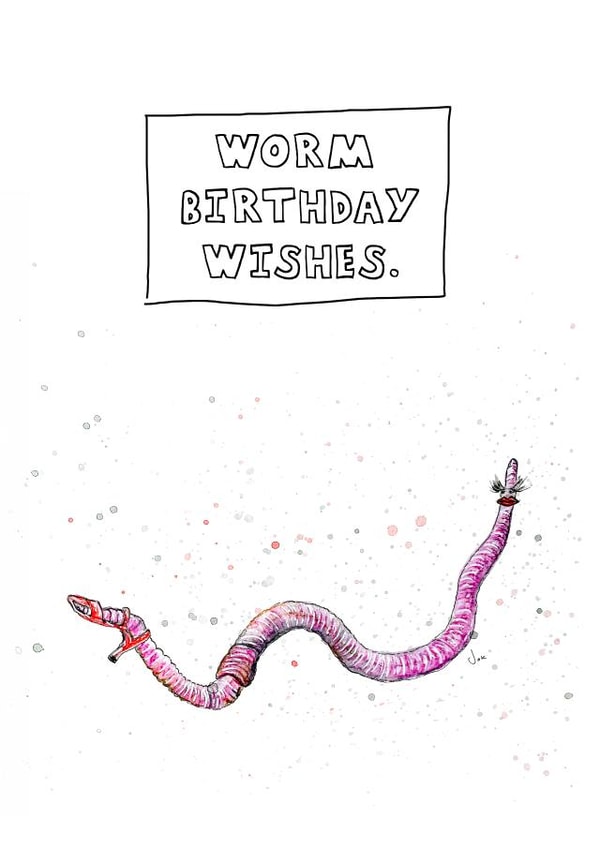 Worm Birthday Wishes created by JOKstudios
