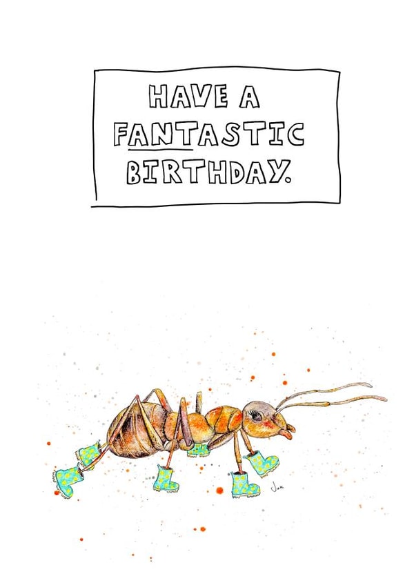 fANTastic Birthday Card. created by JOKstudios