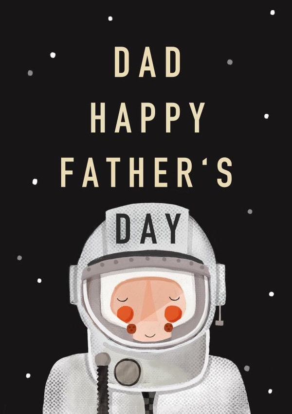 Astronaut Father’s Day card. created by Nicola Watson