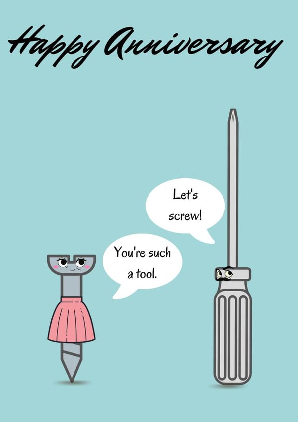 Cheeky Toolkit Anniversary Card created by SimplyJen