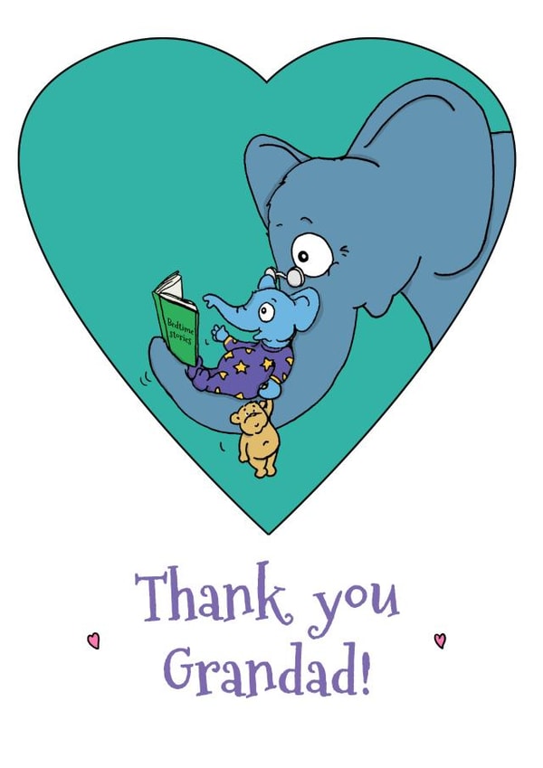 Thank You Grandad! fathers day card created by Kat Willott
