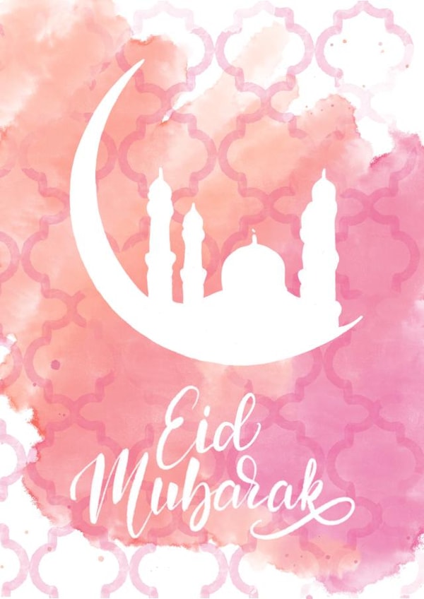 Eid Mubarak, Happy Eid card 1001 1001 created by ThriceAsNiceArt