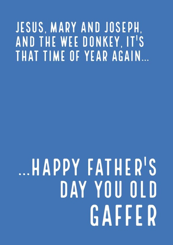 Father's Day Line of Duty created by C+C Cards