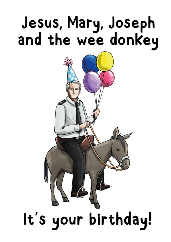 Birthday Line of Duty Card created by Huxters