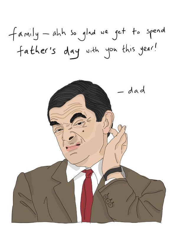 lockdown lifting funny father's day card created by Eat the Moon