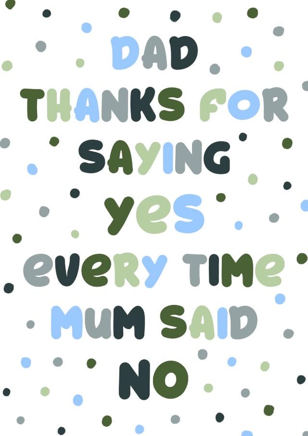 Thank you dad Father’s Day card  created by Paper Wishes Co