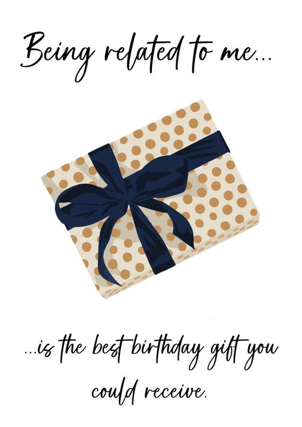 Cheeky Birthday Card for Sibling created by Art by rowley