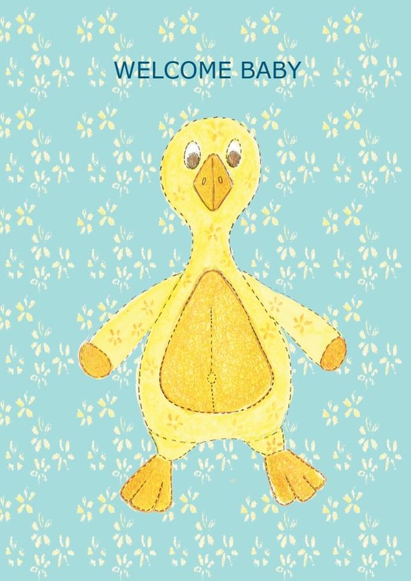 New baby duck card created by Claire Louise 