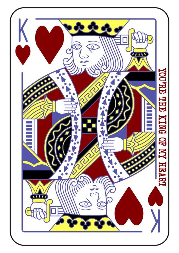 Playing card - King of my heart created by HURRICANE REMI