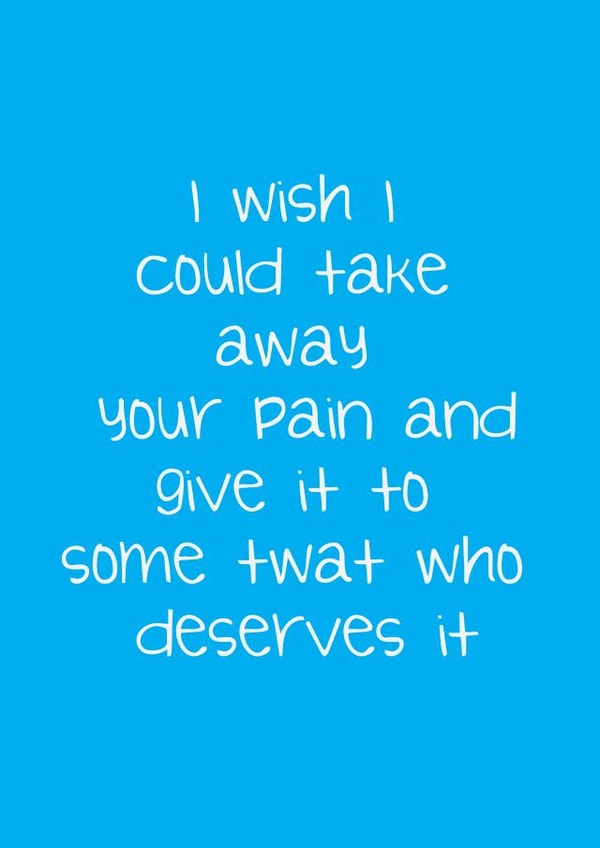 Rude Sympathy card created by Lucy Likes It