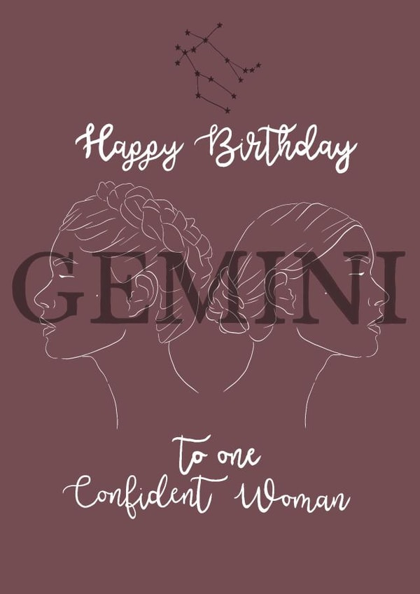 Confident Gemini Woman created by Serenity Emily