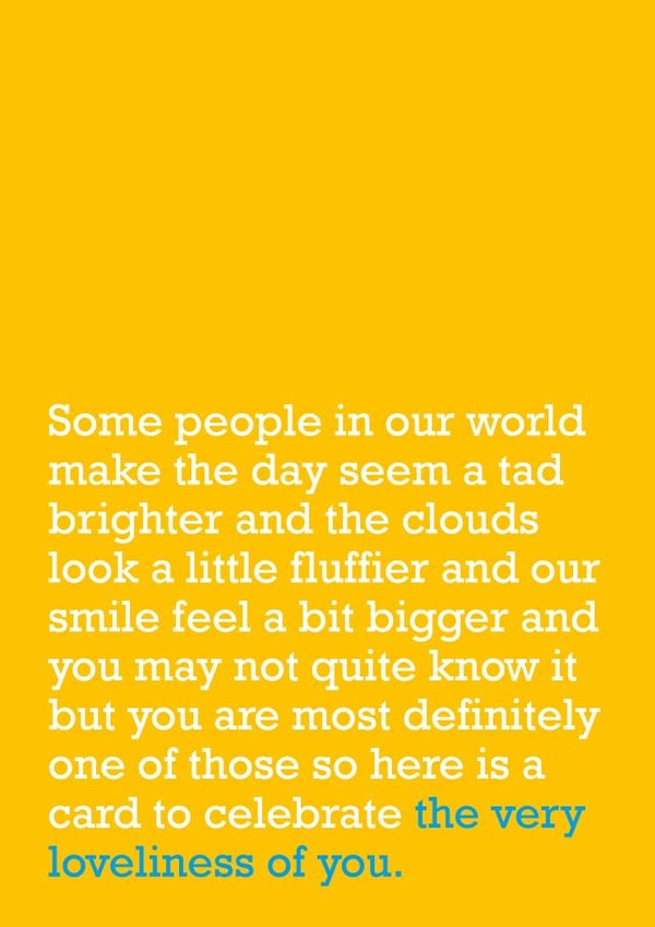 Sentiment Card - Love Card - Card For Friends - Family - Loved Ones created by The Right Lines