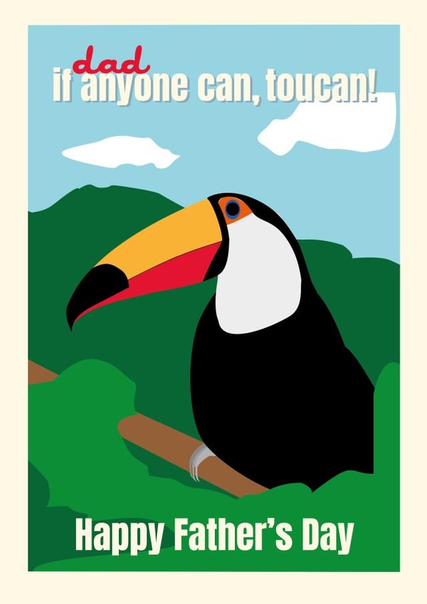 Dad Can Do It, Father's Day Card created by Cox a Doodle Doo