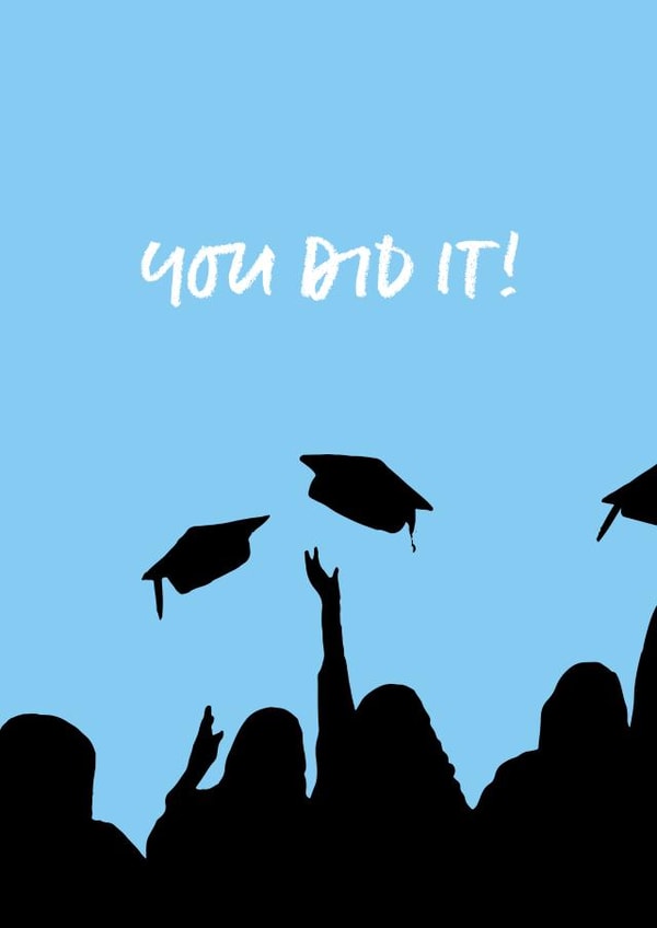 You did it - Graduation Card created by Eliza Grace Studio