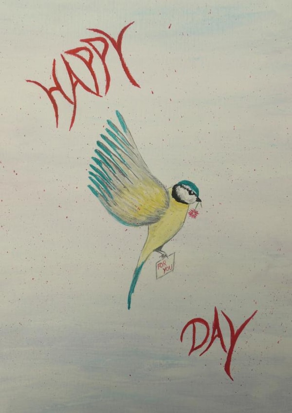 Happy Birthday  card created by Misses Tree