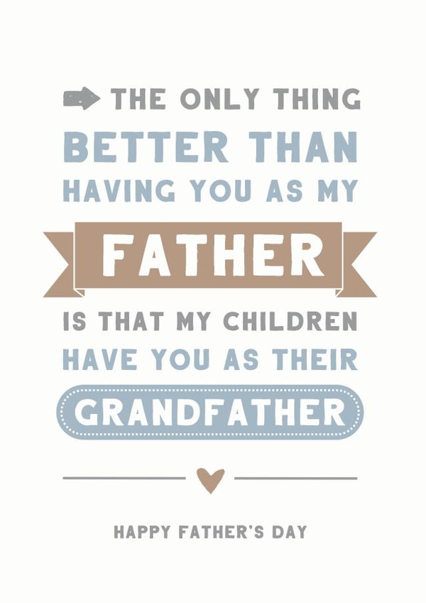 Father's Day card for Grandad created by Cloud 9 Design