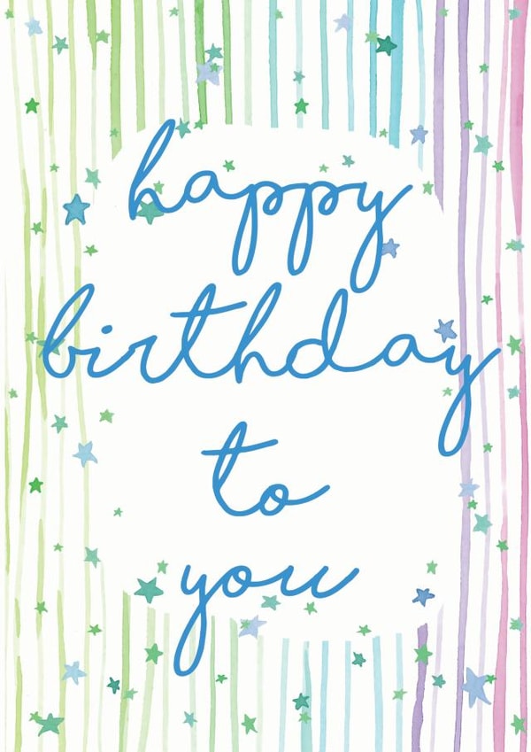 Birthday Stars created by Rachael Martland