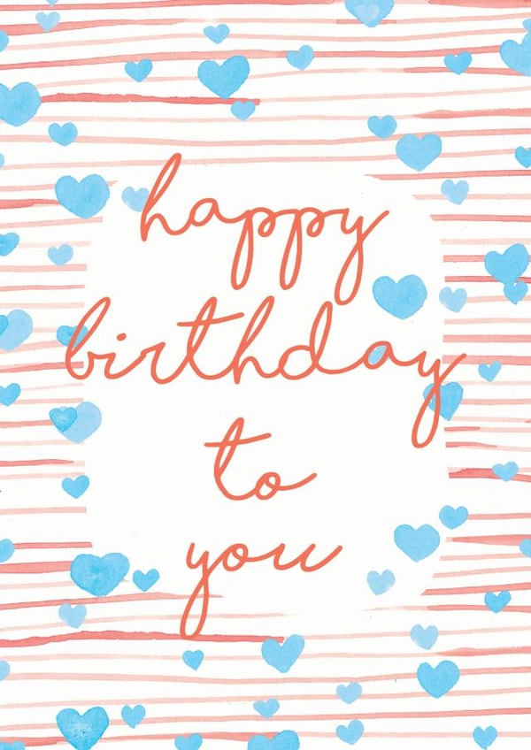 Happy Birthday Stripes created by Rachael Martland