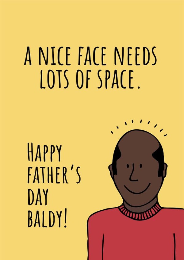 A Nice Face Father's Day Card 1000 created by Sassy Sarah