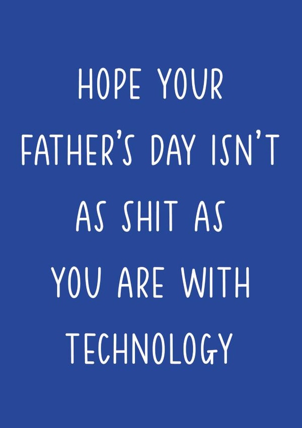 FUNNY FATHER'S DAY CARD created by Pack a Punch Designs