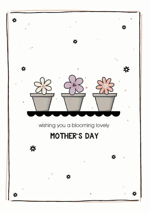 Blooming lovely mother's day card created by Cloud 9 Design