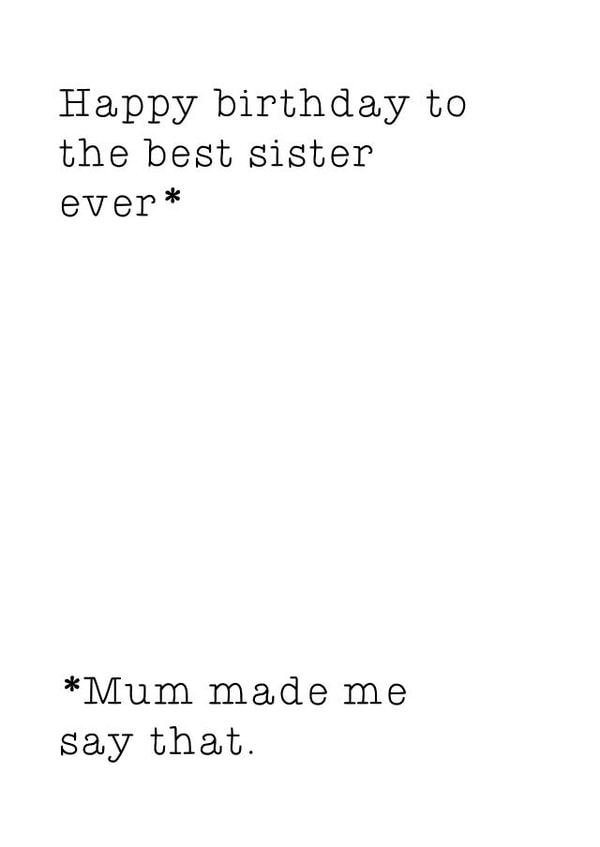 Happy Birthday to the best sister created by Aimee Banton