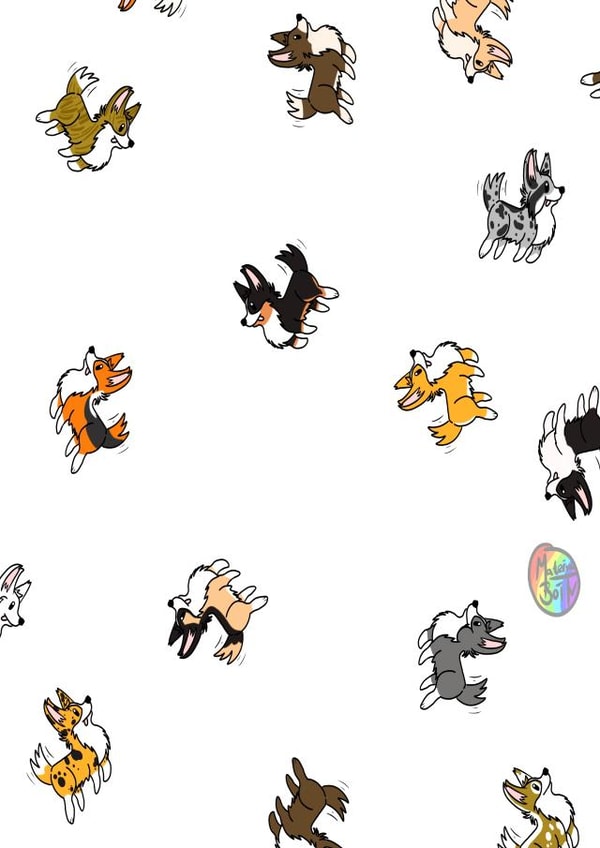 Just Corgi's created by Connel McEachran