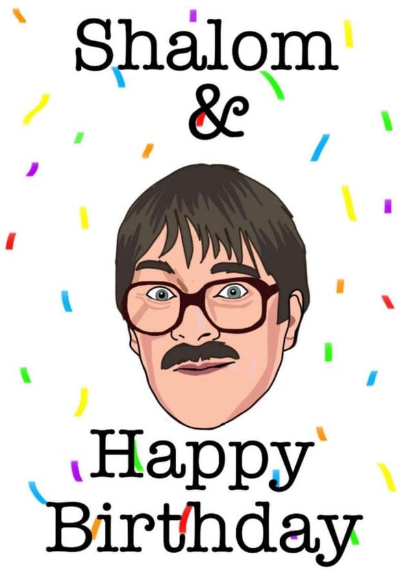 Shalom Friday Night Dinner Birthday Card created by  La Luna Studio