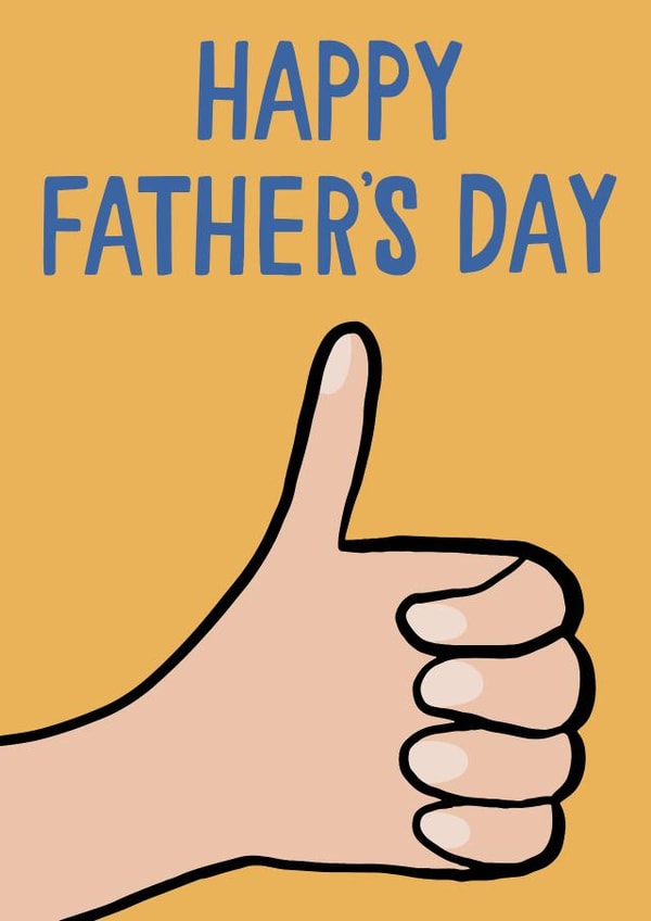 Thumbs Up Father's Day Card created by Jessica Harvey