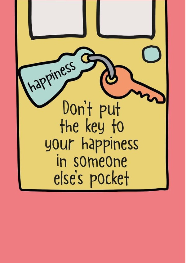 key to happiness created by Poppy Lane