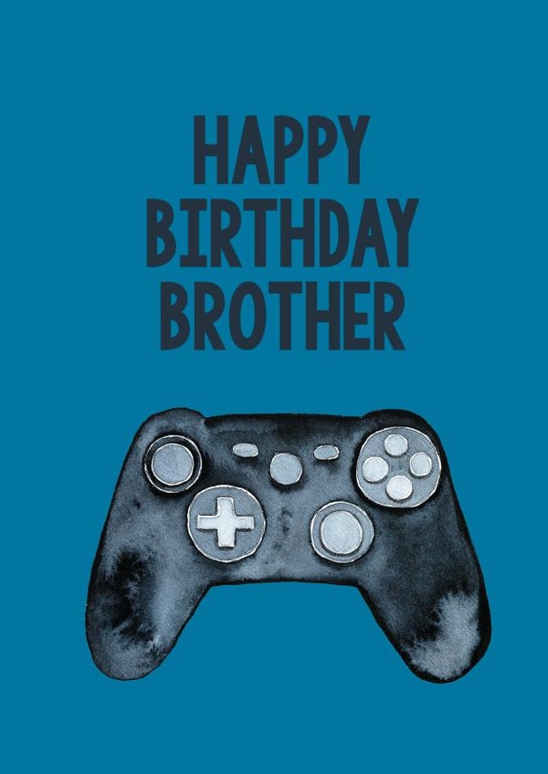 Brother Gamer Card created by Flash On A String Designs