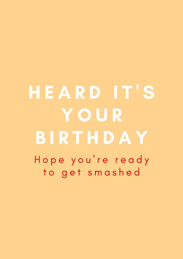 Heard it's your birthday created by Aashni