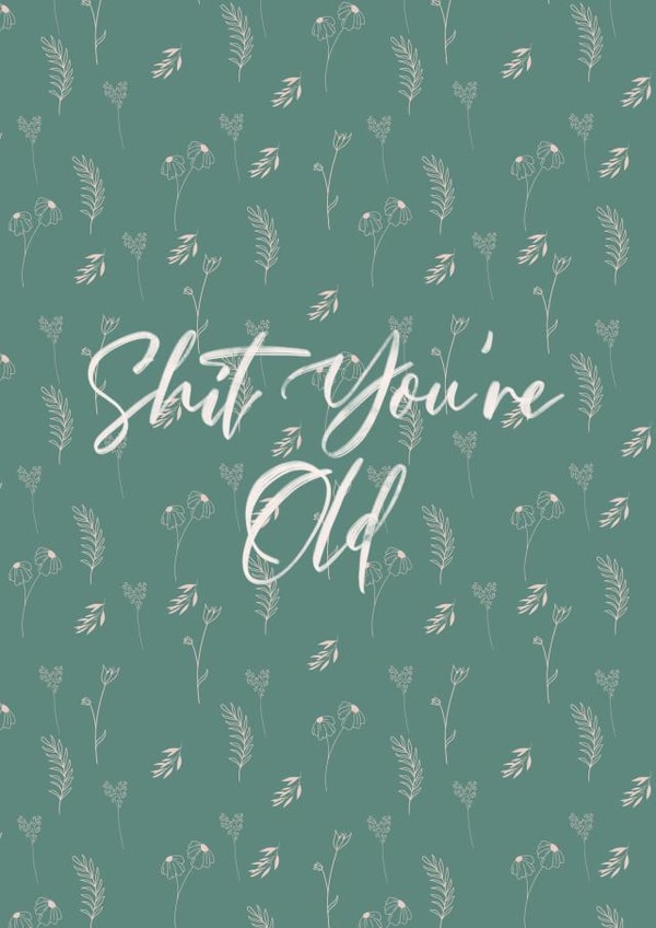 Shit You’re Old created by Rosie Muddimer