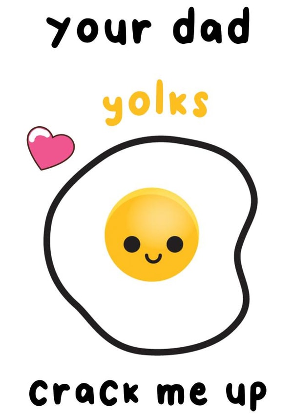 Father's Day Egg Card  created by The Galactic Panda