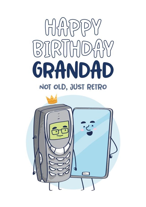 Birthday card for Grandad created by Superlush Cards