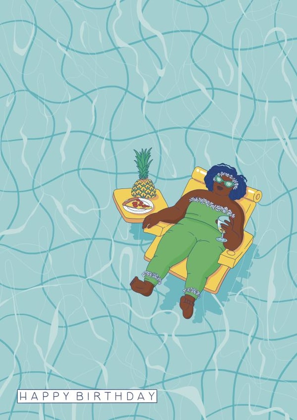 Summer ready birthday card created by Marcie Mintrose