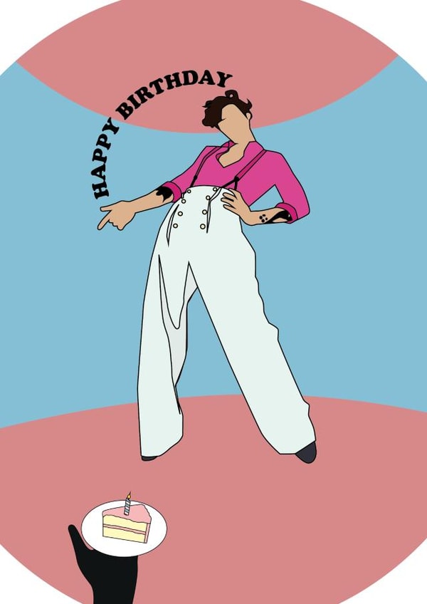 Harry Styles Birthday Card created by Lucy