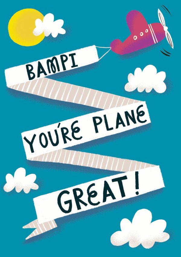 Bampi, You're Plane Great!  created by @AimeeStevens.Design
