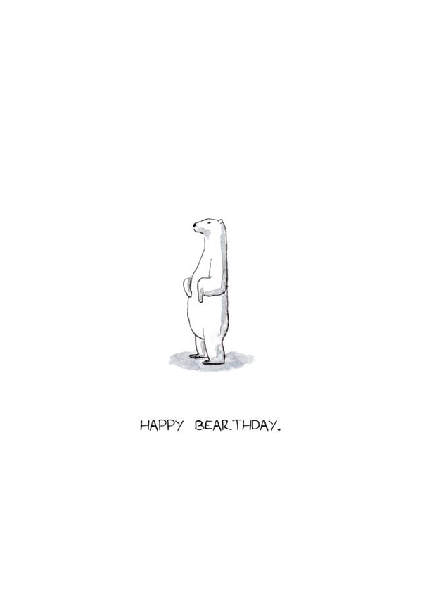 Polar Bear Birthday Card created by RossJDesigns