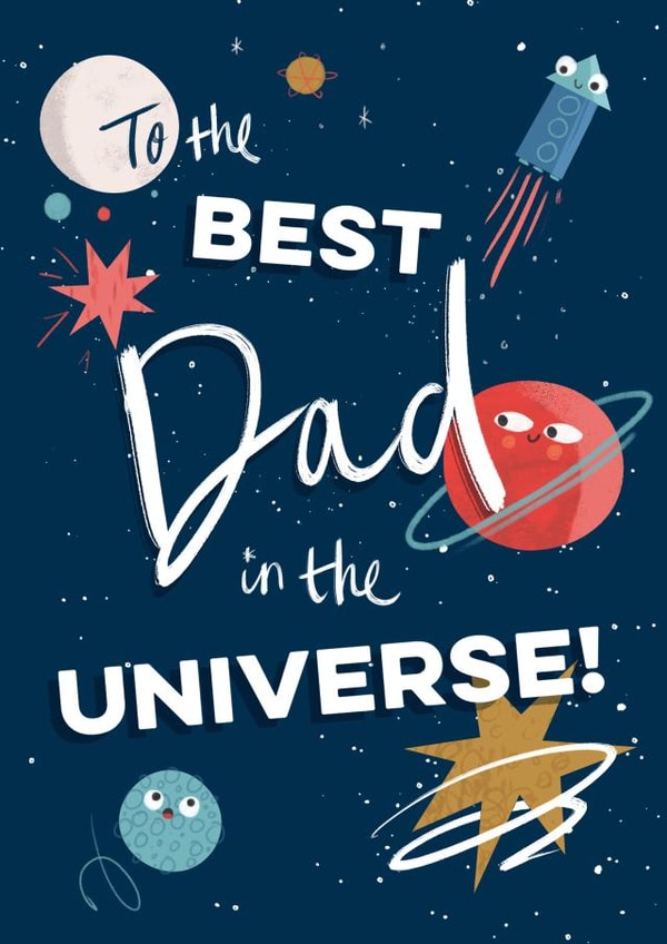 Best Dad in the Universe! created by Neil Clark