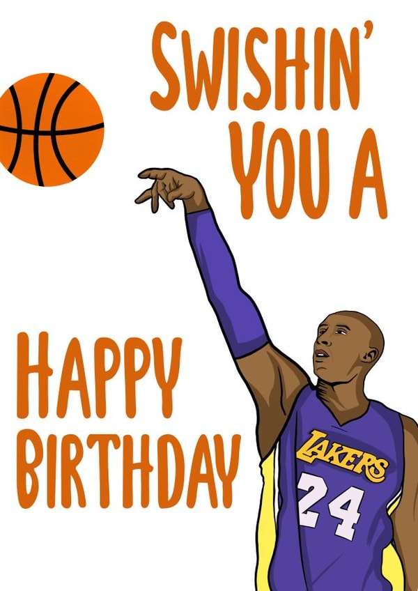 Kobe birthday card created by Doublea