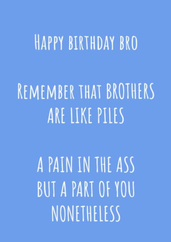 Happy Birthday Brother Card created by Jonesy Cards