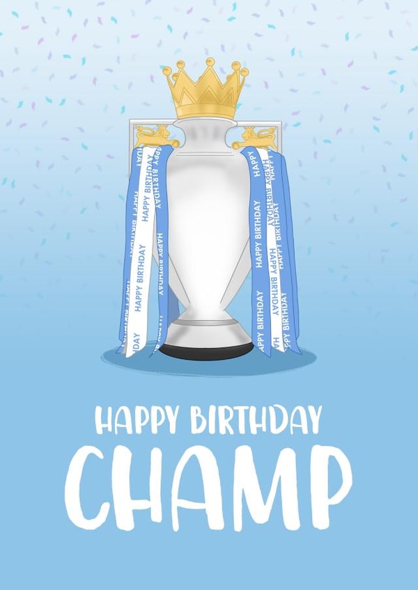 Champion Trophy Birthday Card created by The Cake Thief