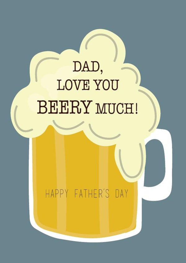 Father Beery fathers day Card created by Lea Velasquez