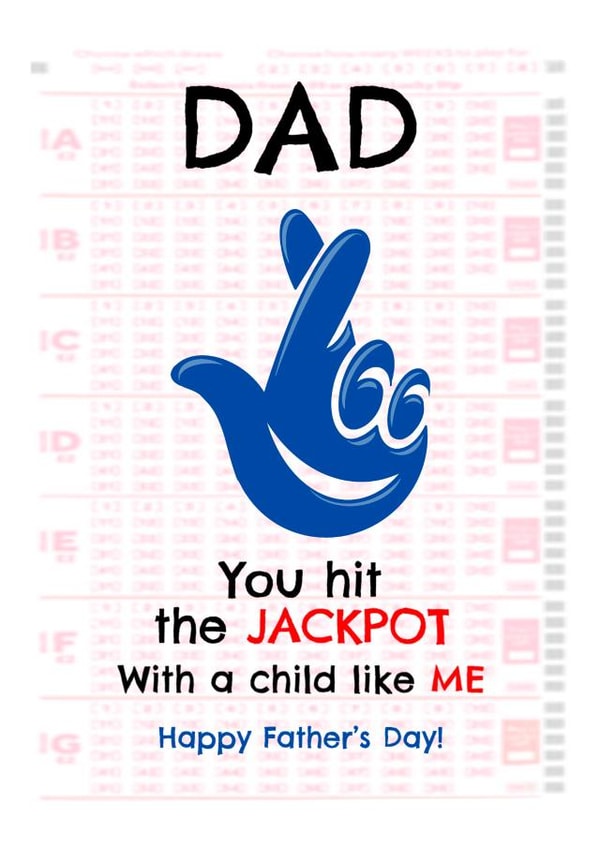 You hit the jackpot with a child like me! created by Jade Collins