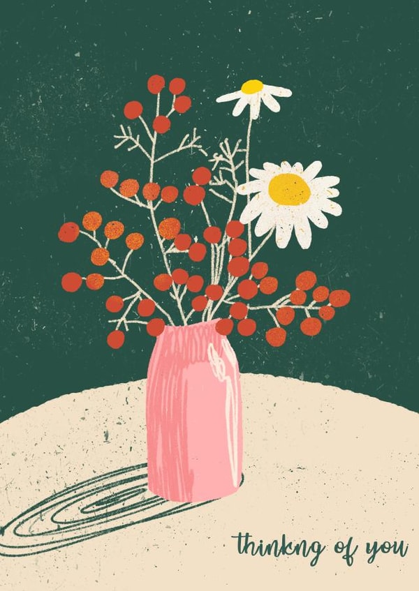 Thinking of You Vase of Flowers created by Gigi Rosado